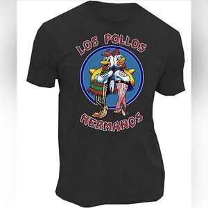 Breaking Bad Men's Los Pollos Hermanos Short Sleeve T-Shirt XL Black